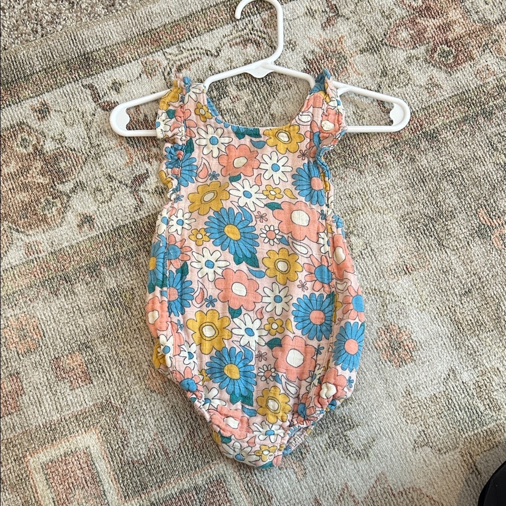 Floral Kids One Piece